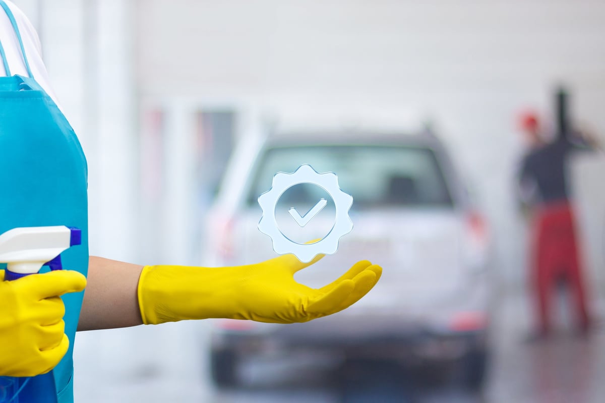 BMG Autocare team detailing a vehicle with professional care